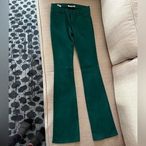 Rich and Skinny Bootcut/Small Flare Stretch Green Jeans